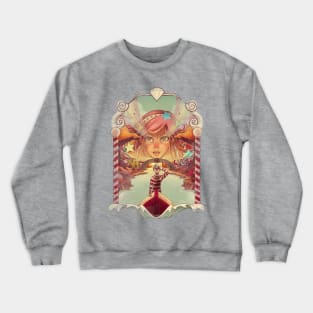 The girl with kaleidoscope eyes Crewneck Sweatshirt